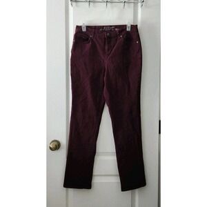 Gloria Vanderbilt Slimming Effect Womens Denim Pants Straight-leg Stretch Size 8